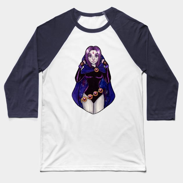 Raven Baseball T-Shirt by imawonder